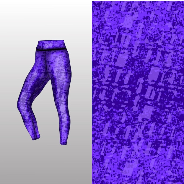 abstracte achtergrondstijl voor sportleggings