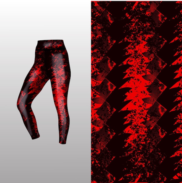 abstracte achtergrondstijl voor sportleggings