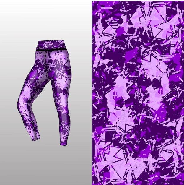 abstracte achtergrondstijl voor sportleggings