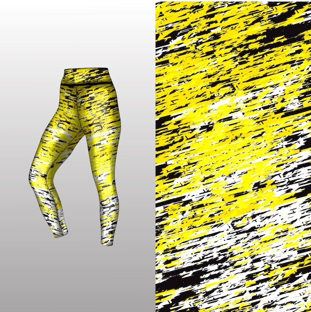 Abstracte achtergrondstijl voor sportleggings