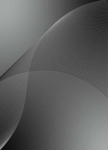 Abstracte achtergrondvector met dynamisch golfnetwerk of golvende lijnen Premium streep textuur banner