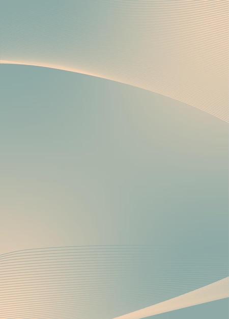 Abstracte achtergrondvector met dynamisch golfnetwerk of golvende lijnen Premium streep textuur banner