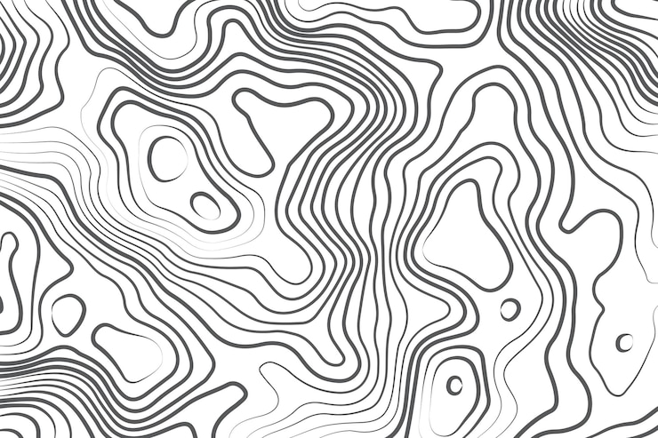 Vector abstracte afbeelding van een zwart-witte abstracte achtergrond