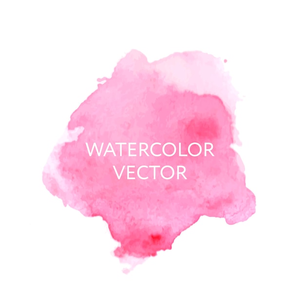 Abstracte aquarel roze splash.