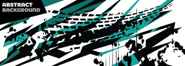 abstracte auto sticker wrap vorm geometrisch ontwerp vector