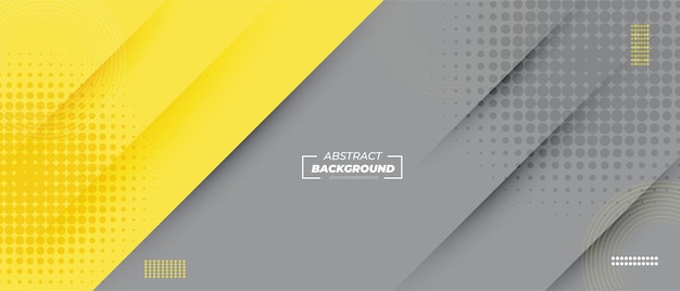 Abstracte banner met halftoon.