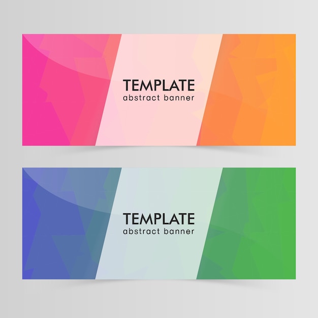 Vector abstracte banner