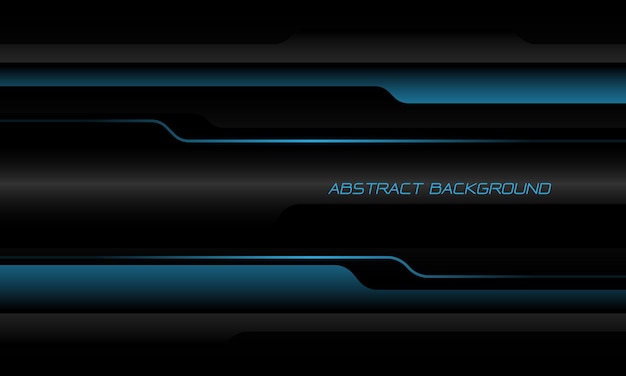 Abstracte blauw grijs zwart metaal cyber geometrische luxe futuristische technologie achtergrond vector