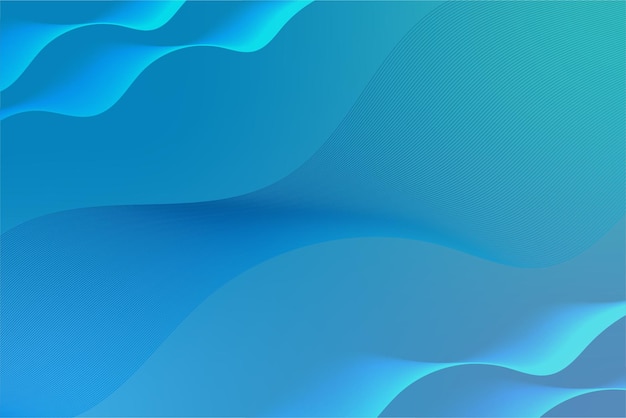 Abstracte blauwe achtergrond met dynamische krommelijnen