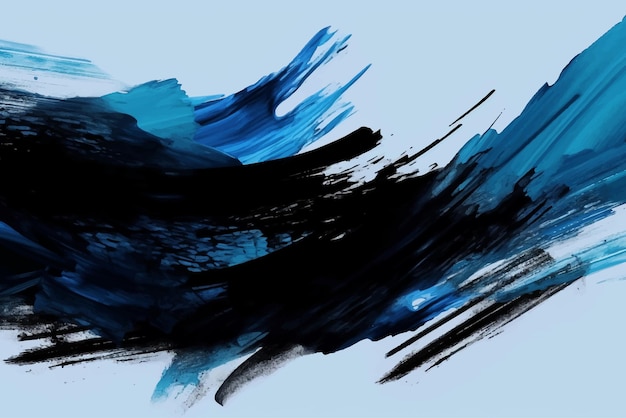 Vector abstracte blauwe achtergrond met waterverf