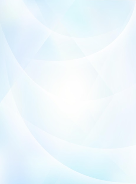 Abstracte blauwe achtergrond met witte golven en lichteffecten Vectorillustratie
