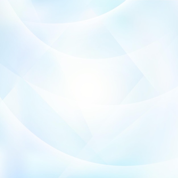 Abstracte blauwe achtergrond met witte golven en lichteffecten Vectorillustratie