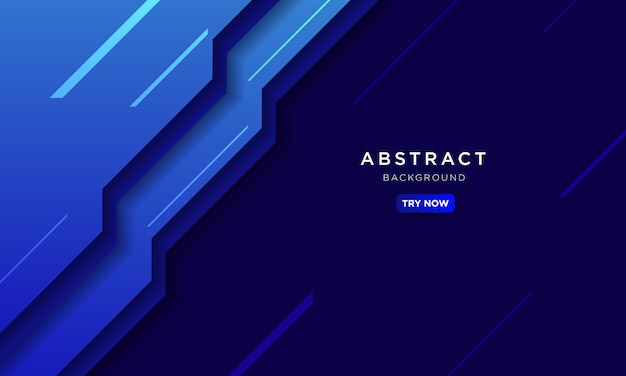 Vector abstracte blauwe achtergrond, modern technologieconcept