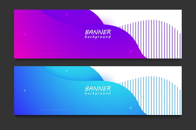 Abstracte blauwe achtergrond vector ontwerp banner patroon achtergrond sjabloon