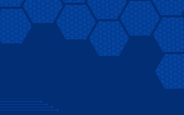 Abstracte blauwe achtergrond veelhoekige geometrische moderne tech concept achtergrond web presentatie cover