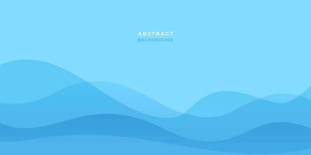 Vector abstracte blauwe achtergrond watergolfbanner wereldwaterdag vectorillustratie