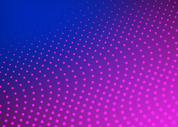 Abstracte blauwe en roze kleur achtergrond met gekleurde stippen futuristisch en bedrijfsconcept