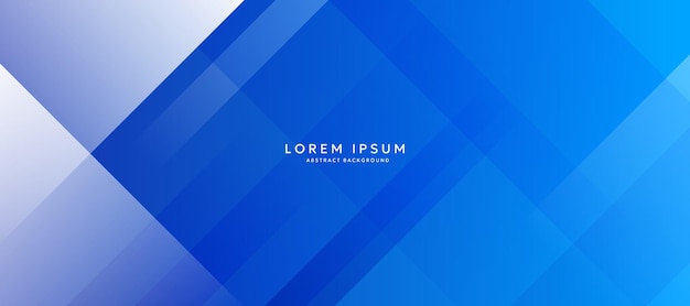 Abstracte blauwe en witte achtergrond met kleurovergang Moderne blauwe vierkante lijnen voor ontwerppresentaties
