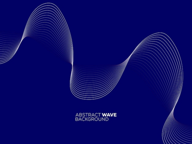 Abstracte blauwe golf achtergrond