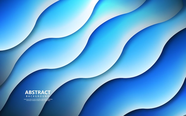 Abstracte blauwe golven water achtergrond