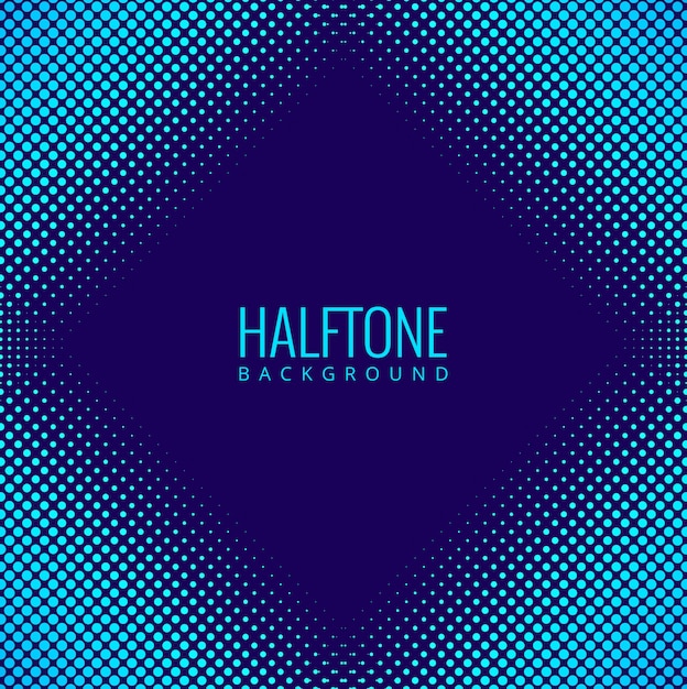 Abstracte blauwe halftone achtergrond vector