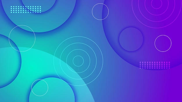 Abstracte blauwe kleurrijke vector technische achtergrond voor ontwerp brochure website flyer Geometrisch blauw kleurrijk behang voor poster certificaat presentatie bestemmingspagina