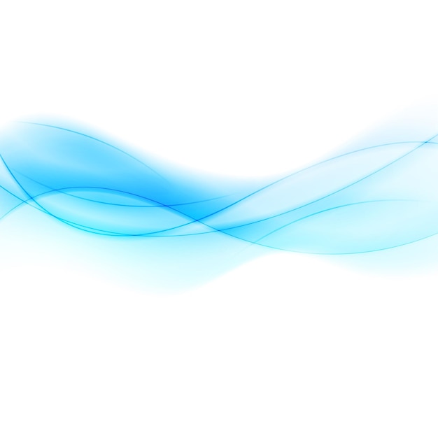 Abstracte blauwe vloeistof die stroomt elegante golven grafisch ontwerp Gladde zijde golvende glanzende achtergrond Vector illustratie