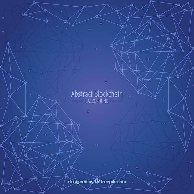 Abstracte blockchainachtergrond