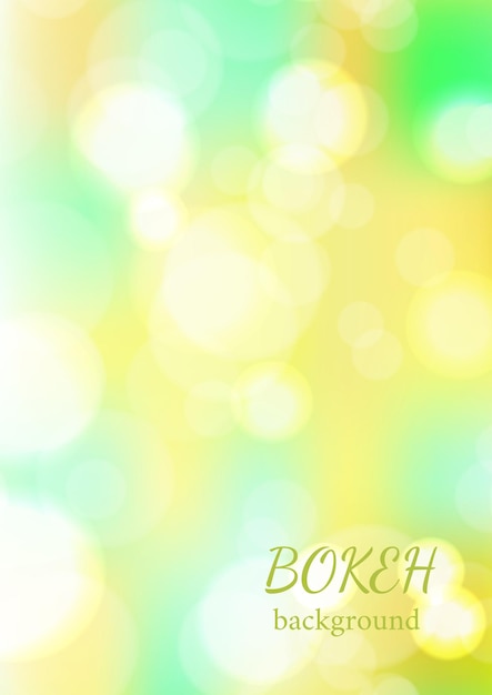 Abstracte bokeh fairy lichte achtergrond vector