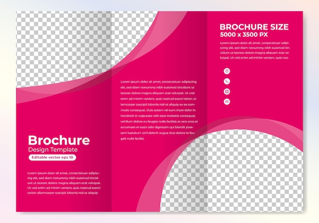 Abstracte brochure ontwerp sjabloon vector