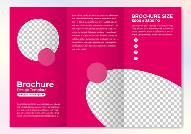 Abstracte brochure ontwerp sjabloon vector