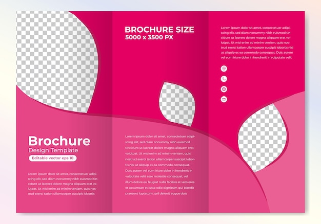 Abstracte brochure ontwerp sjabloon vector