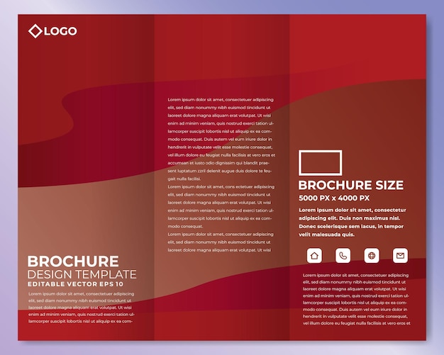 Abstracte brochure ontwerp sjabloon vector