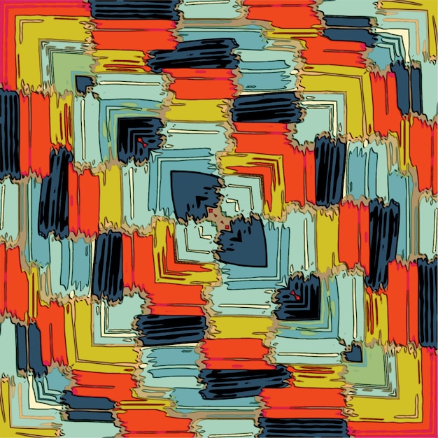 Abstracte caleidoscoopachtergrond Mooi caleidoscoop naadloos patroon Multicolor mozaïektextuur Naadloze caleidoscooptextuur Uniek caleidoscoopontwerp