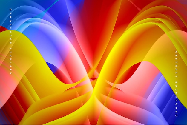 Abstracte creatieve hd wallpaper vloeibare kleurverloop kleurrijke golvende vloeistof achtergrond vector ontwerpsjabloon