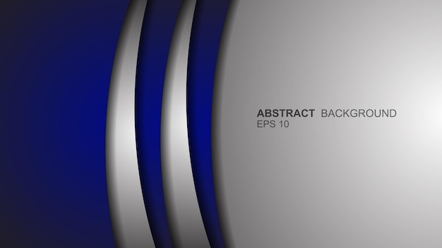 Abstracte curven die elkaar overlappen op de achtergrond Luxe en elegant ontwerp Vectorillustratie