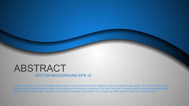 Abstracte curven die zich overlappen op de achtergrond Vector illustratie