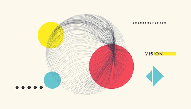 Vector abstracte data technologie achtergrond verbonden met lijnen en punten