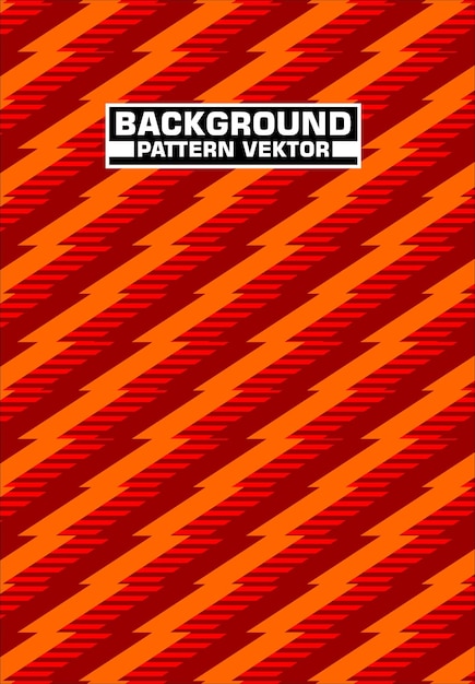 Abstracte diagonale lijnen patroon in oranje en rood