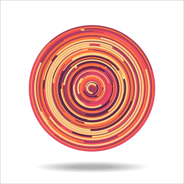 Abstracte digitale cirkels vector achtergrond