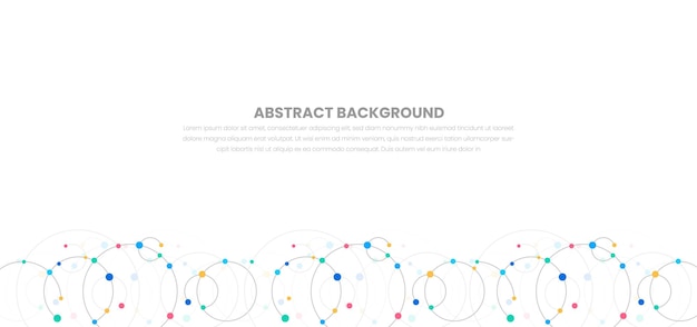 abstracte digitale technologie geometrische achtergrond en verbindingspunten punten en lijnen