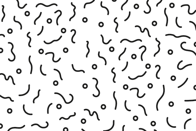 Vector abstracte doodles achtergrond