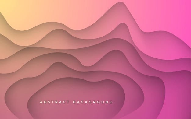 Abstracte dynamische roze zachte diagonale vorm schaduw golvende achtergrond eps10 vector