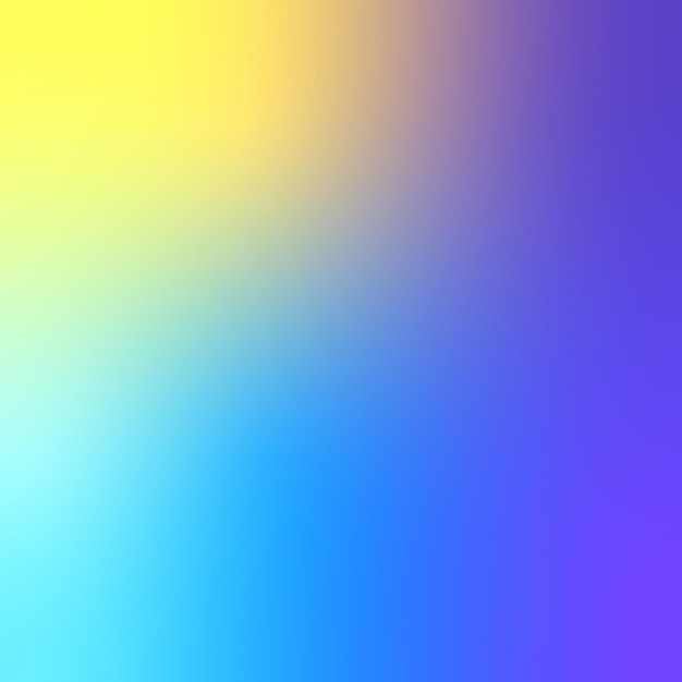 Abstracte eenvoudige achtergrond met complexe gradiënt blauw geel paarse kleuren vierkant