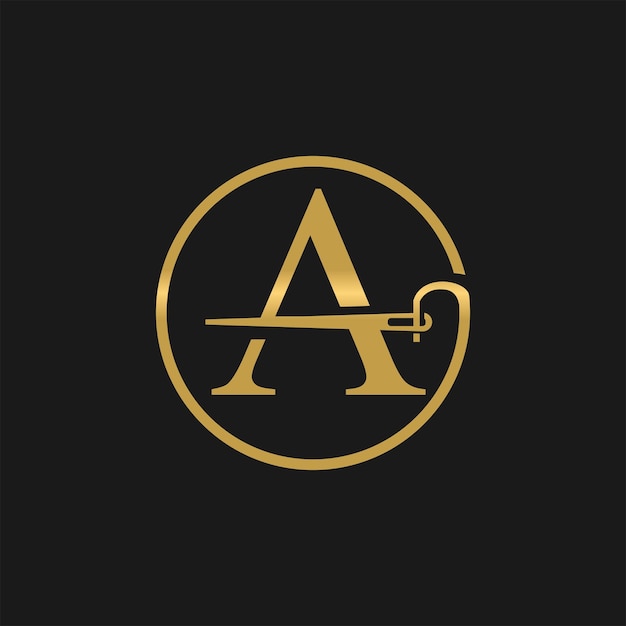 Abstracte eerste letter a tailor-logo