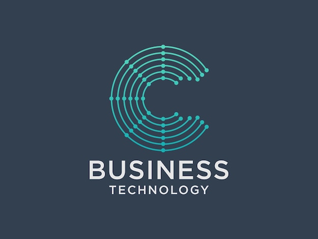 Abstracte eerste letter C Logo.