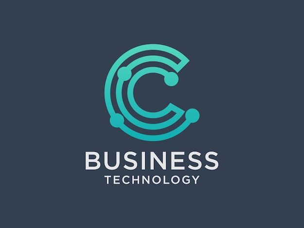 Abstracte eerste letter C Logo.