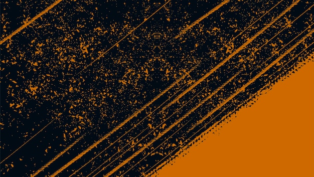 Vector abstracte esthetische oranje grunge textuur achtergrond retro illustratie