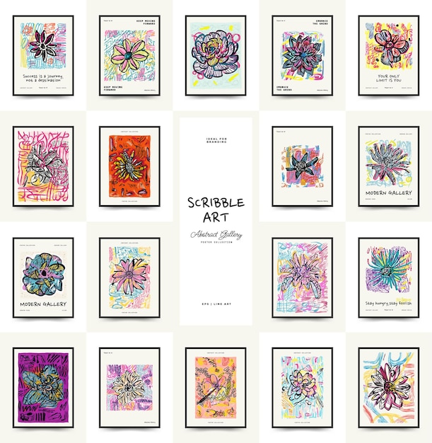 Abstracte esthetische posters sjabloon set Moderne trendy Matisse schilderijen Museum Decor tentoonstelling