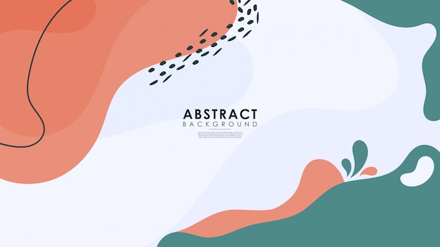 Vector abstracte exotische collectie van trendy achtergrond